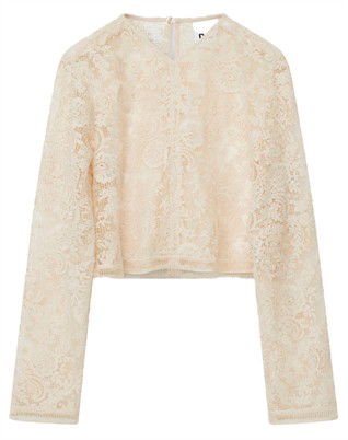 Aaliyah Spring Crochet Bluse